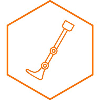 Robot Bacağın vektör çizimi