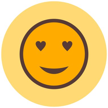 emoji. Web simgesi basit illüstrasyon