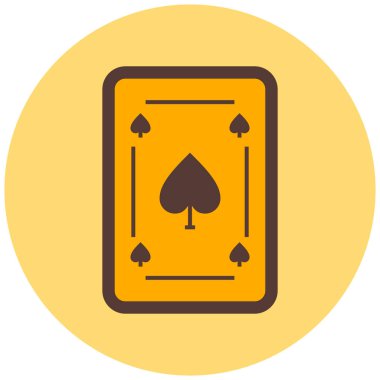 Dairesel bir simgenin vektör illüstrasyonu