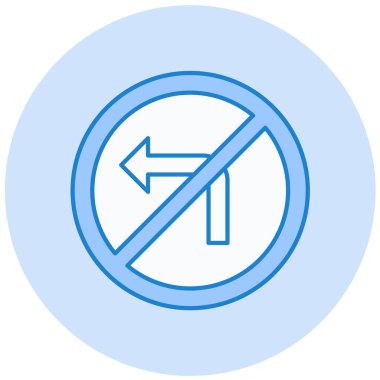 Beyaz arkaplanda izole edilmiş hiçbir park simgesi yok. vektör illüstrasyonu