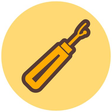 Modern oto tamir simgesinin vektör illüstrasyonu