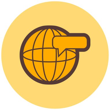 küresel ağ. Basit resimleme