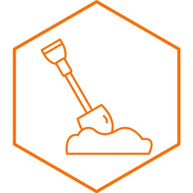 Kürek Simgesi Moda Biçiminde İzole Arkaplan