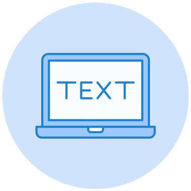 laptop modern simge vektör illüstrasyonu