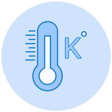 Termometre. Web simgesi basit tasarım