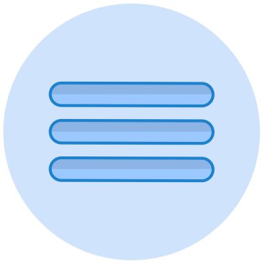 mavi çubuk vektör simgesi