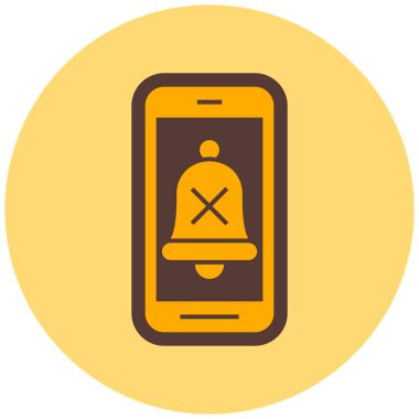 Cep telefonu. Web simgesi basit illüstrasyon