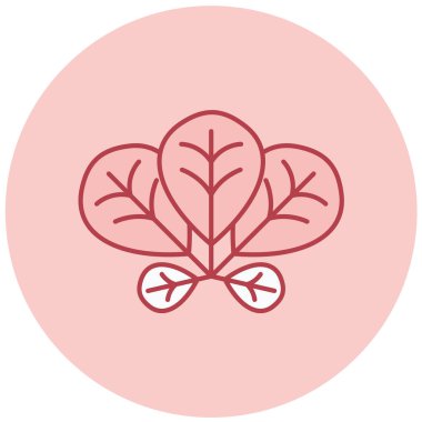 Yaprak. Web simgesi basit tasarım