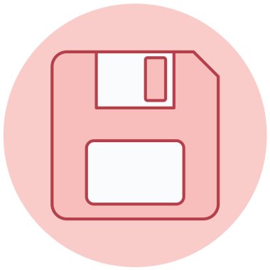 Disket disket. Basit resimleme