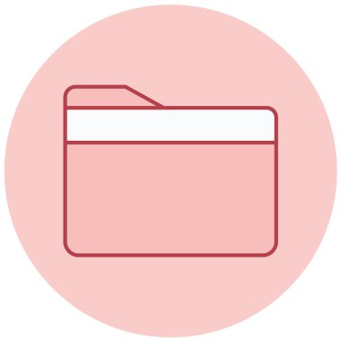 Dosya. Web simgesi basit illüstrasyon