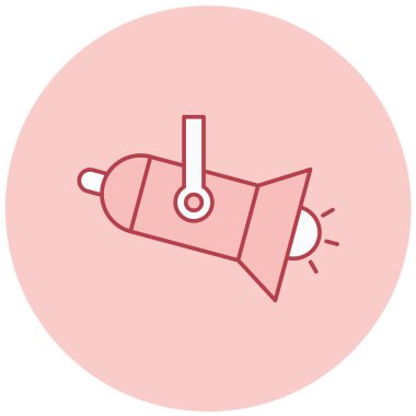 Spot ışığı. Web simgesi basit illüstrasyon 