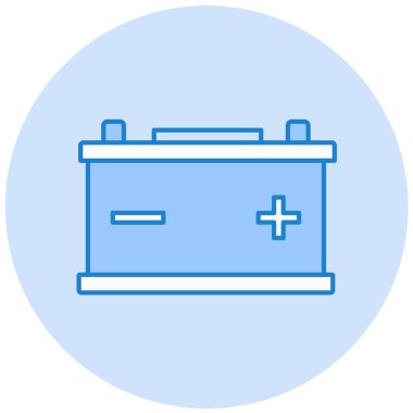 Pil. Web simgesi basit illüstrasyon