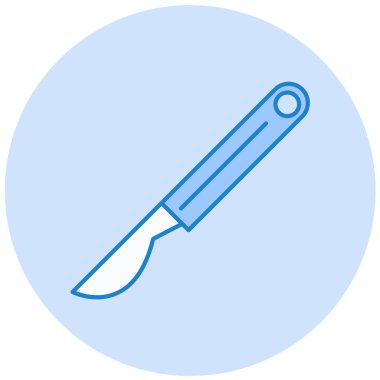 Bıçak. Web simgesi basit illüstrasyon