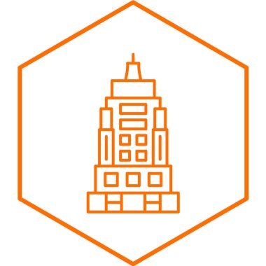 Yapı simgesinin vektör illüstrasyonu