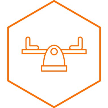 deniz testeresi simgesi, basit tasarım vektörü illüstrasyonu