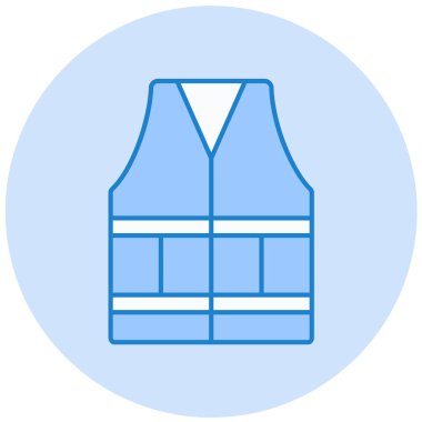 Yelek. Web simgesi basit tasarım