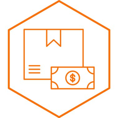 Nakit Taşıma simgesinin vektör illüstrasyonu