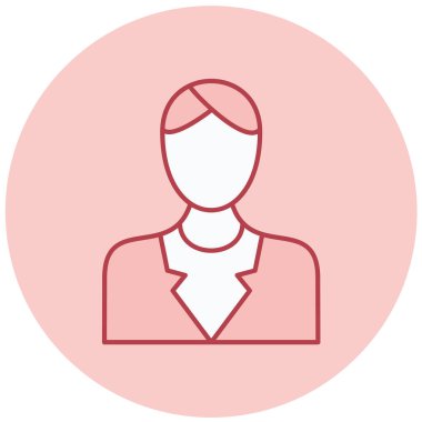 avatar. Web simgesi basit illüstrasyon