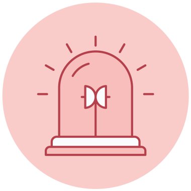 Alarm çalıyor. Web simgesi basit tasarım