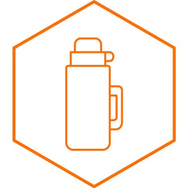 Beyaz arka planda izole edilmiş portakal suyu ikonu. vektör illüstrasyonu