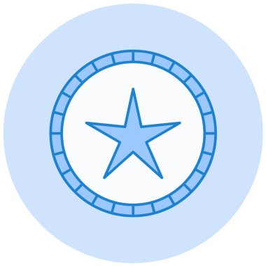 Yıldız. Web simgesi basit illüstrasyon