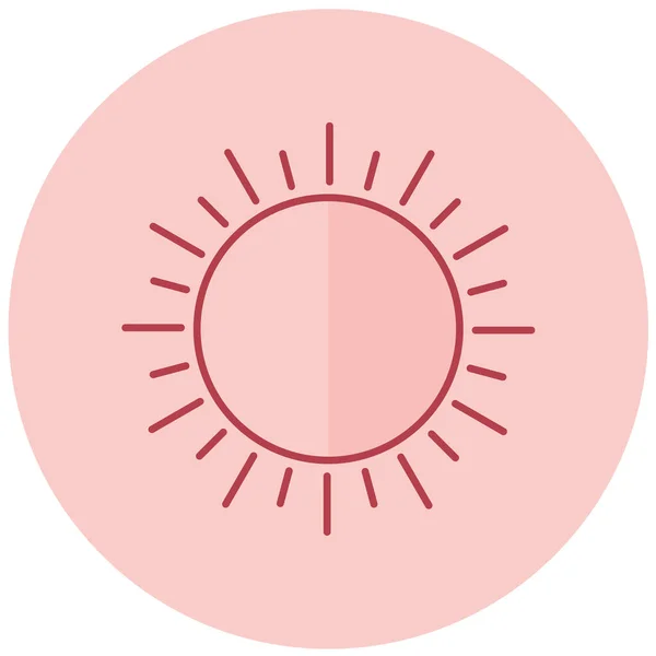 Солнце Иконка Сайта — стоковый вектор