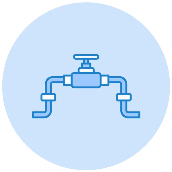 Pipeline Web Icon Simple Illustration — Stock Vector
