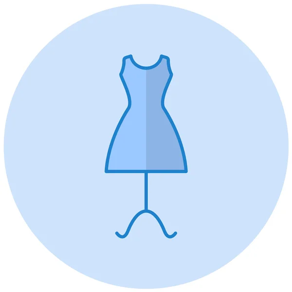 ドレスだ Webアイコンシンプルなイラスト — ストックベクタ