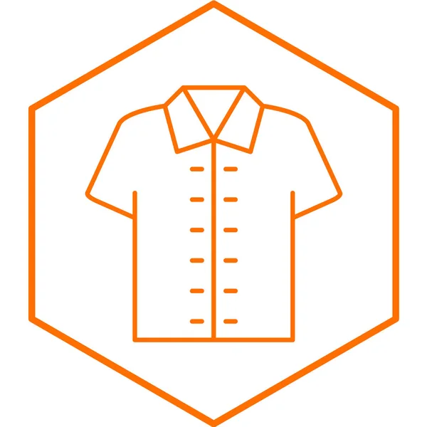 Illustrazione Vettoriale Dell Icona Della Shirt — Vettoriale Stock