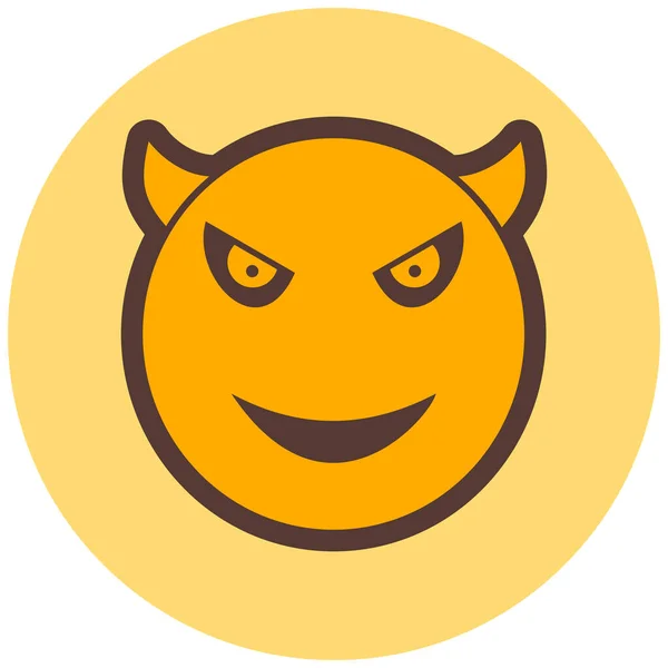 Cara Emoji Icono Web — Archivo Imágenes Vectoriales