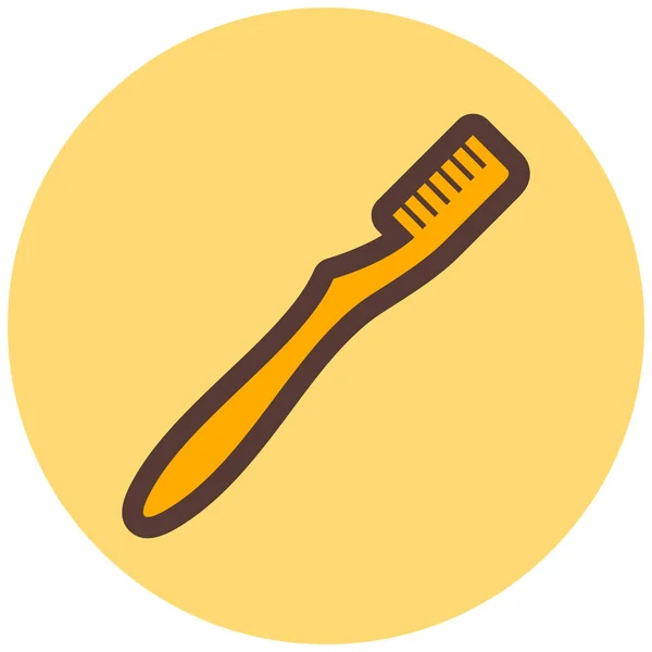 Brosse Dents Icône Web Design Simple — Image vectorielle