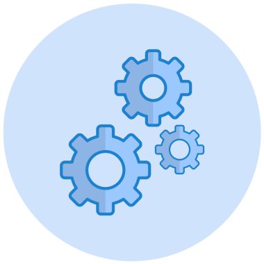 Çarklı. Web simgesi basit illüstrasyon