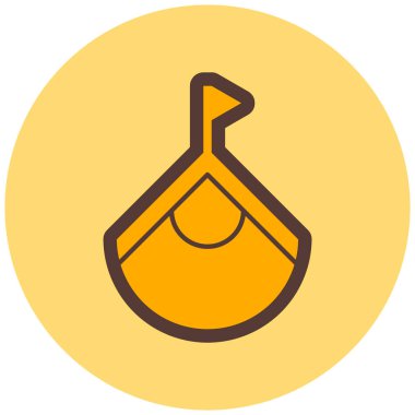 Eşsiz çanta. Basit resimleme