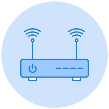 Yönlendirici. Web simgesi basit illüstrasyon