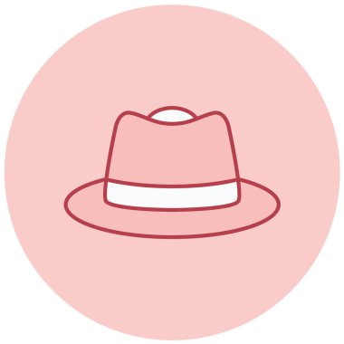 Şapka. Web simgesi basit illüstrasyon