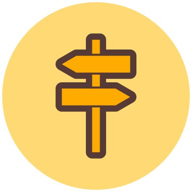 Projeniz için yön ok simgesi