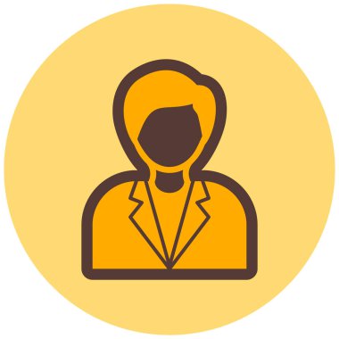 kullanıcı. Web simgesi basit illüstrasyon