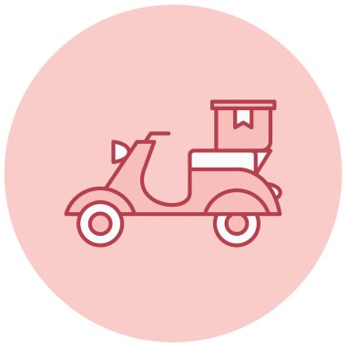 Mobilet. Web simgesi basit illüstrasyon