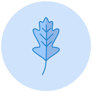 Yaprak. Web simgesi basit illüstrasyon