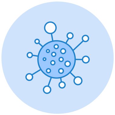 Virüs. Web simgesi basit tasarım