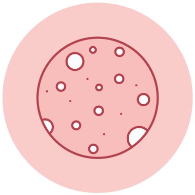 Ay. Web simgesi basit illüstrasyon