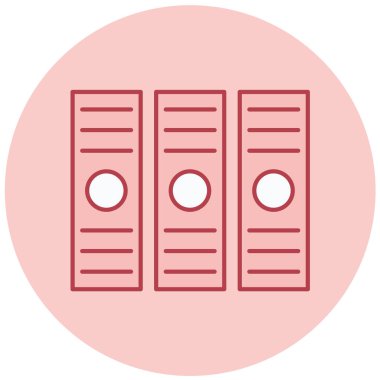 Dosya Dizinleri. Basit illüstrasyon