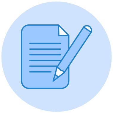 Belge. Web simgesi basit illüstrasyon