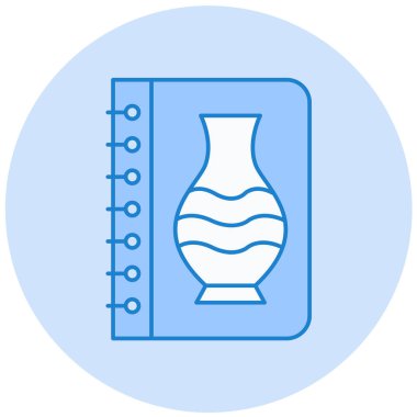 Sürahi. Web simgesi basit tasarım