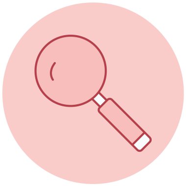 büyütme cam vektör simgesi