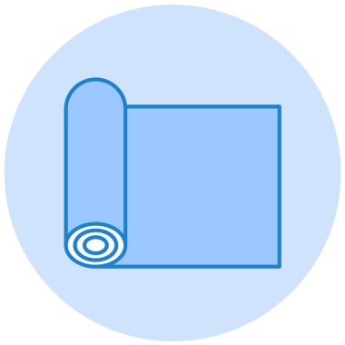 Havlu. Web simgesi basit illüstrasyon