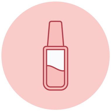 Tırnak cilası. Basit resimleme