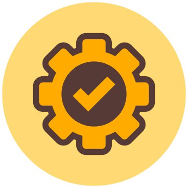 Ayarlar. Web simgesi basit illüstrasyon