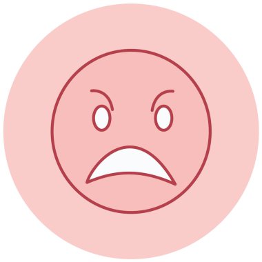 yüz simgesi, vektör illüstrasyonu