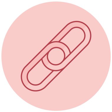 Clip simgesinin vektör illüstrasyonu